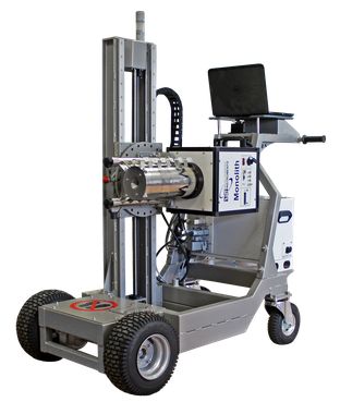 Mobile gamma radiation spectrometer