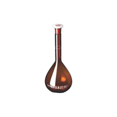 amber volumetric flask
